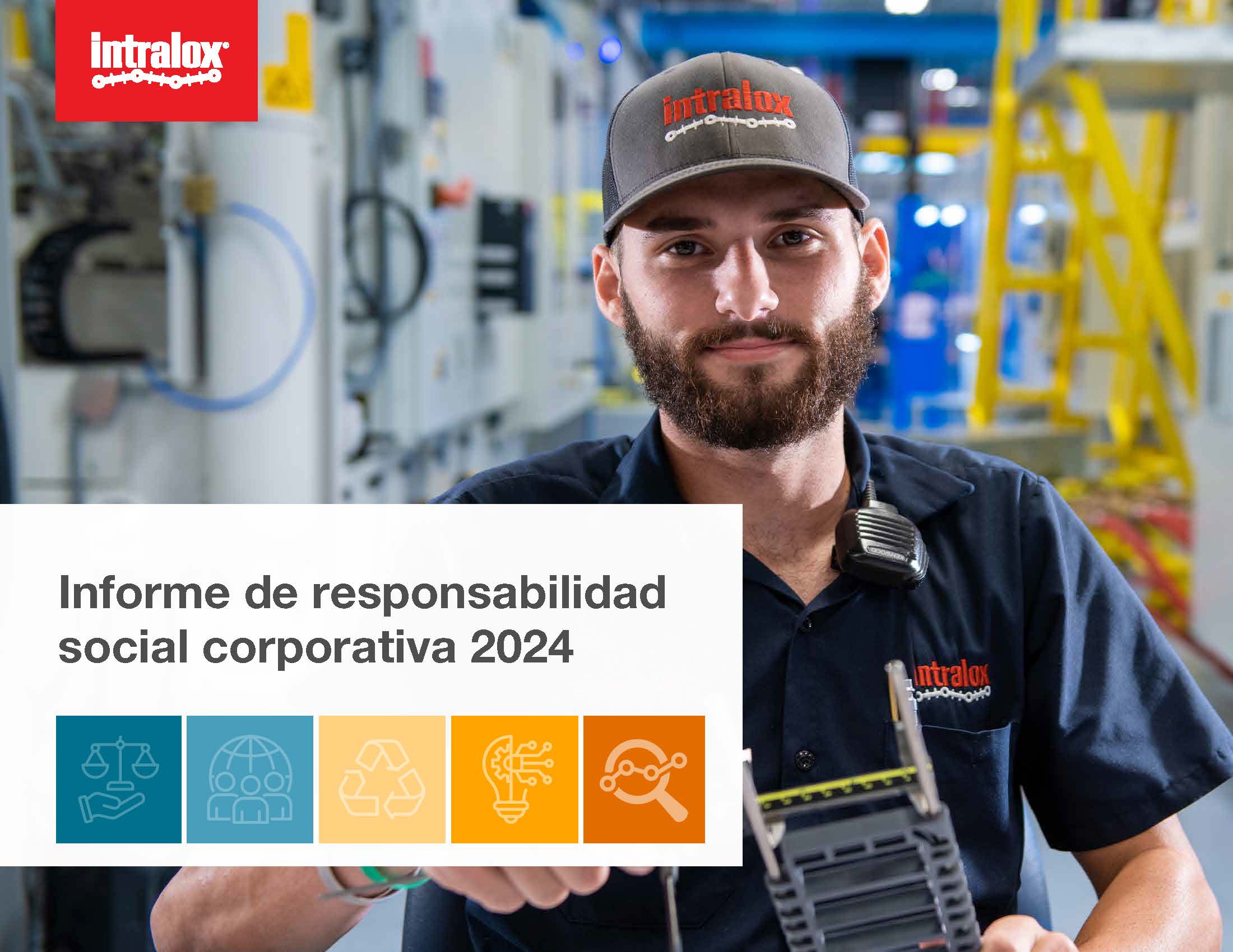 Portada del Informe de responsabilidad social corporativa de Intralox