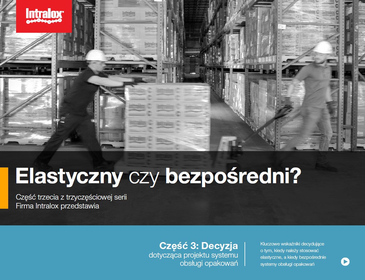 Firma Intralox przedstawia: „Elastyczny czy bezpośredni? Część trzecia z trzyczęściowej serii”