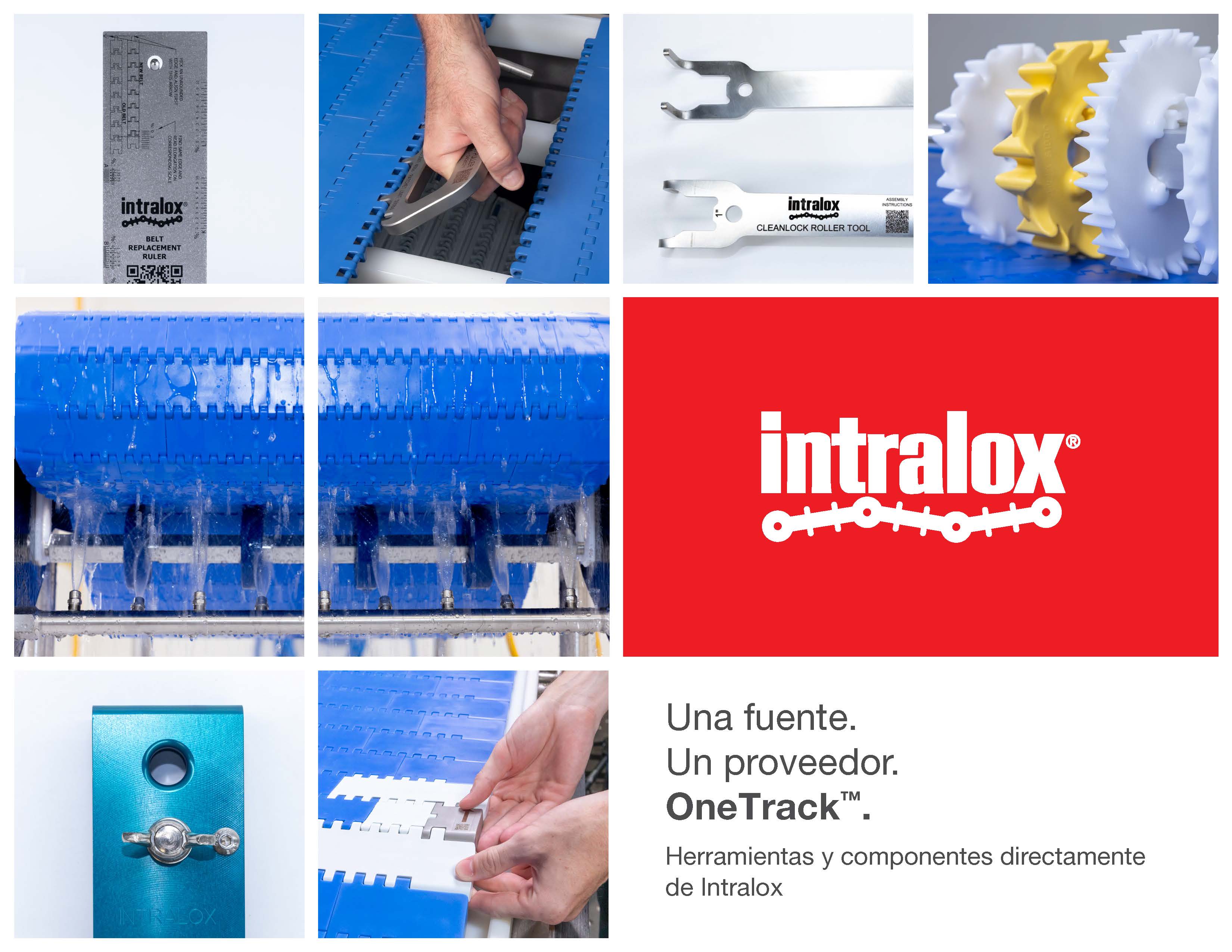 Portada del folleto de herramientas y componentes OneTrack