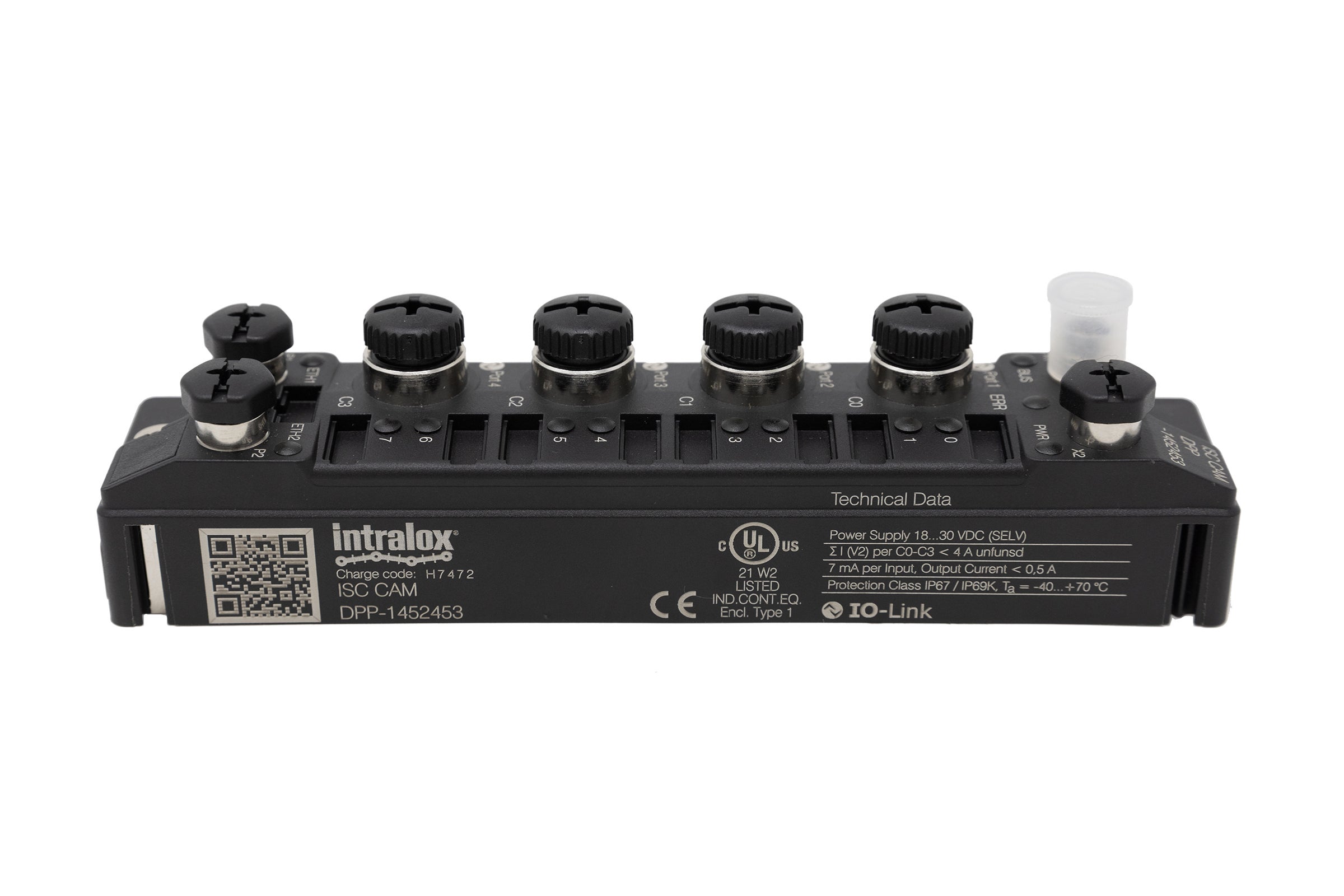 ISC CAM module with technical data visible