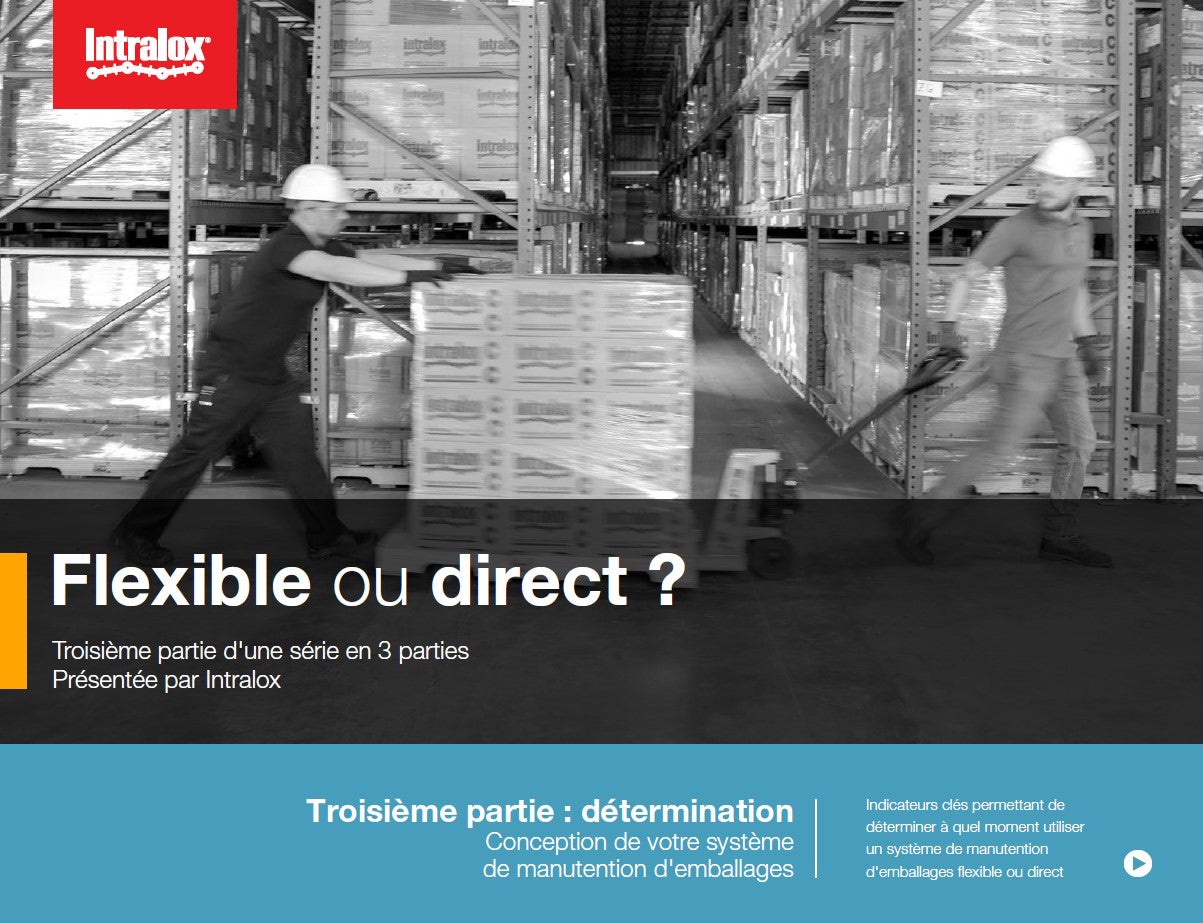Flexible ou direct ? Troisième partie d'une série en 3 parties présentée par Intralox