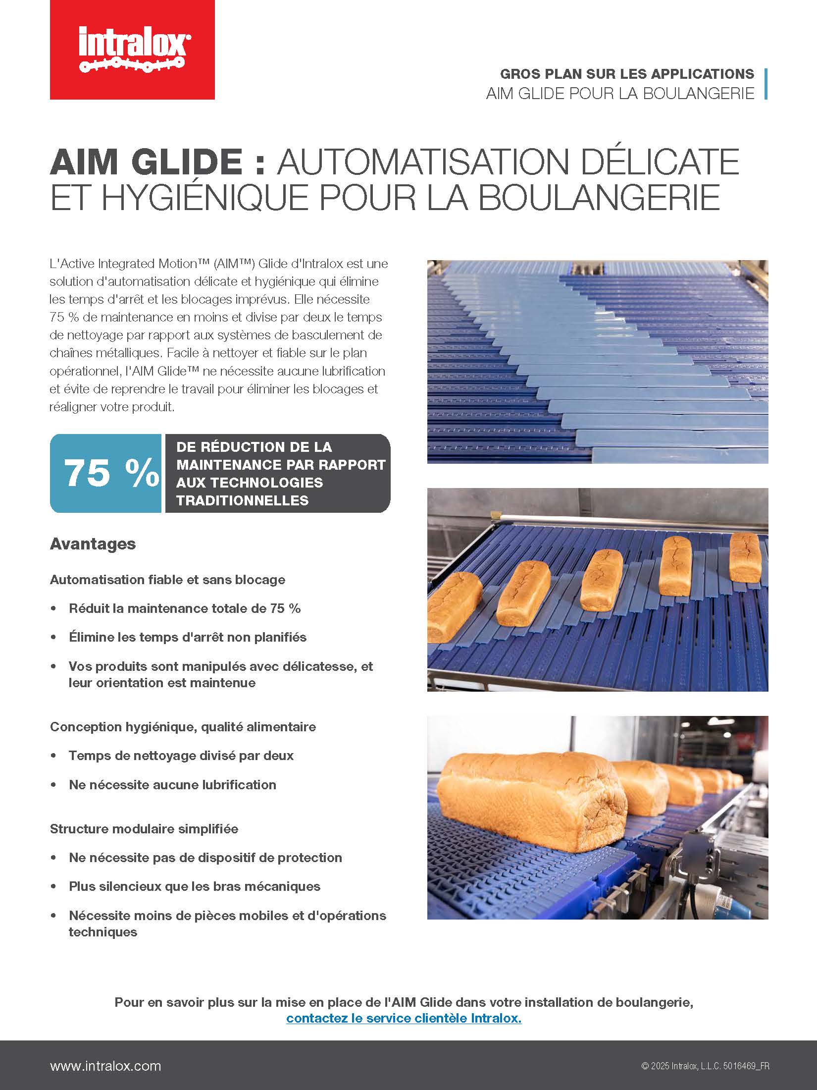 Vignette du Gros Plan sur les Applications AIM Glide pour la Boulangerie