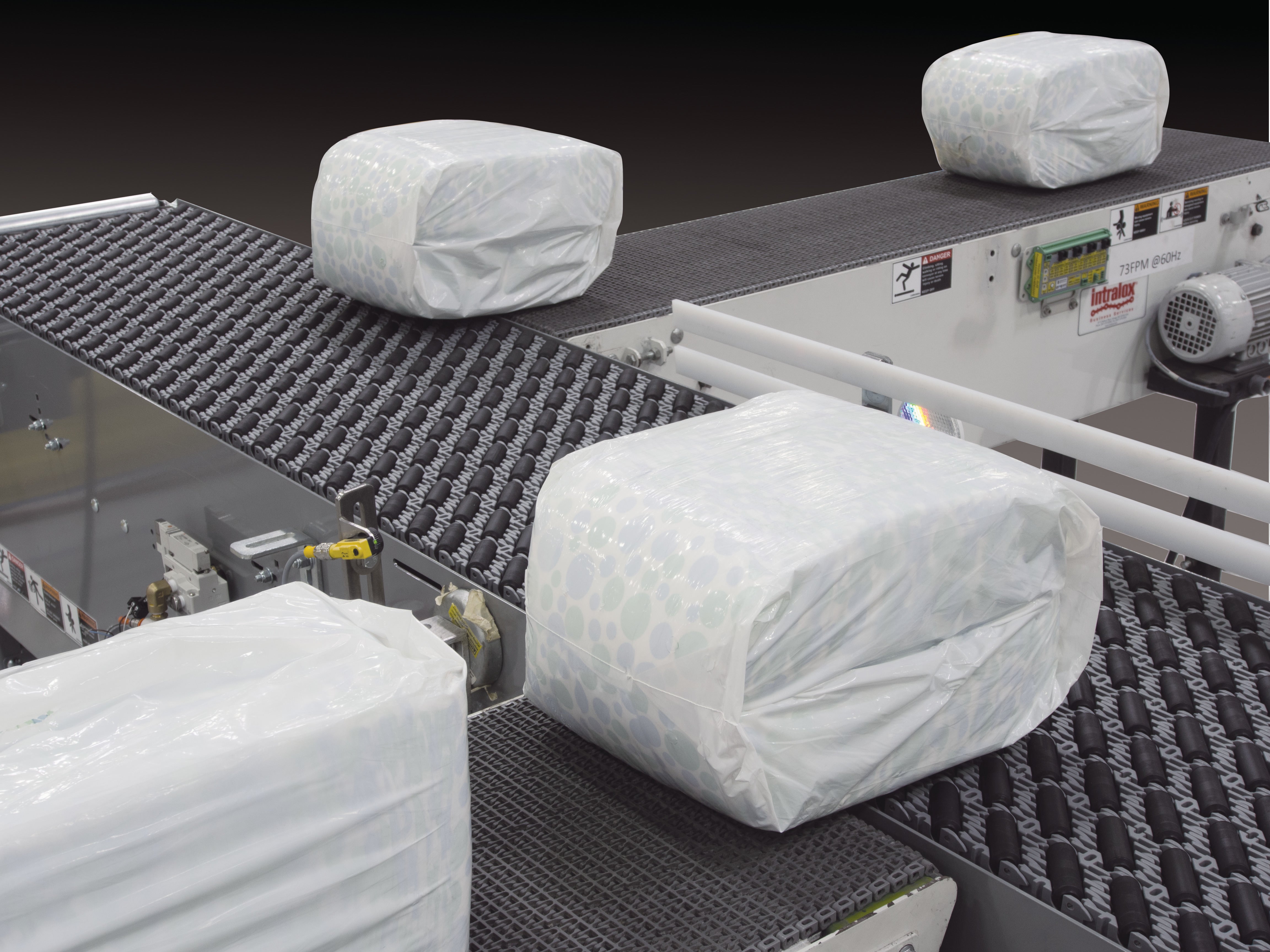 ARB 分拣机上已包装的成捆产品