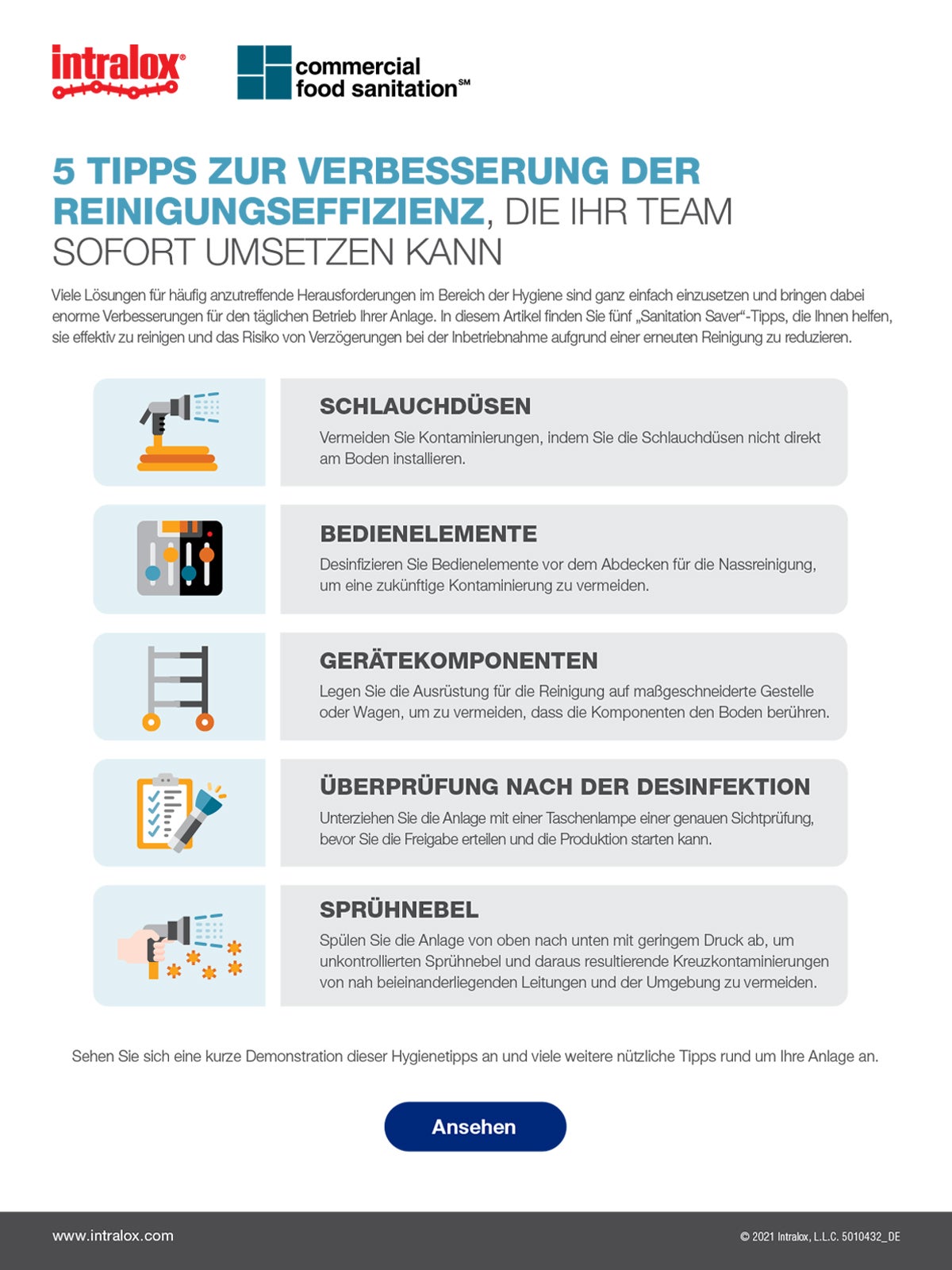 5 Tipps zur Verbesserung der Reinigungseffizienz