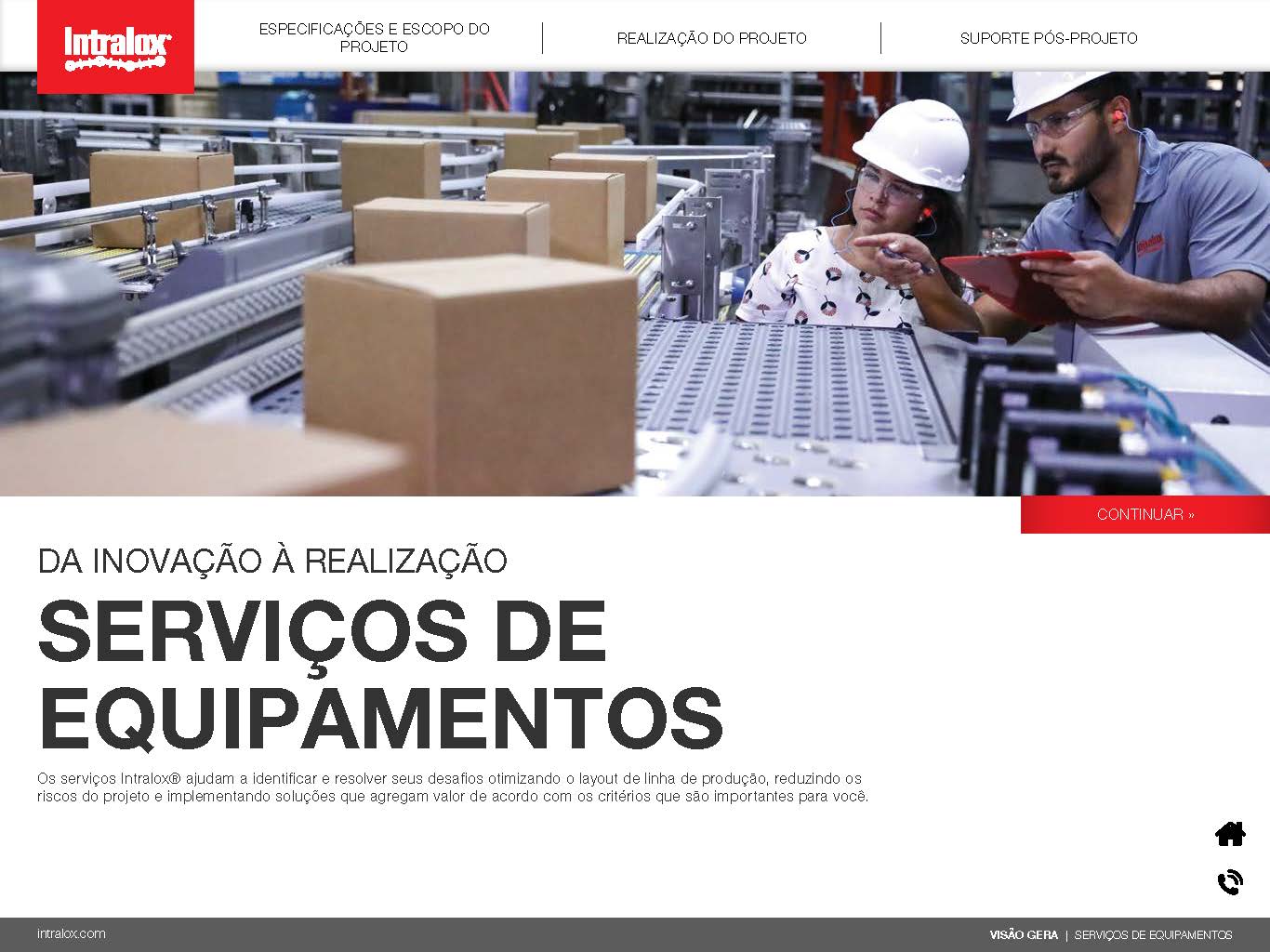 Da inovação à realização - Serviços de equipamentos