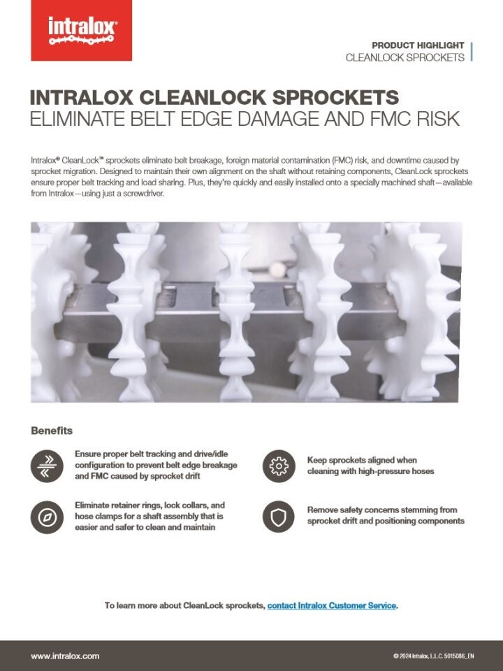 Thumbnail image of CleanLock Sprockets Product Highlight