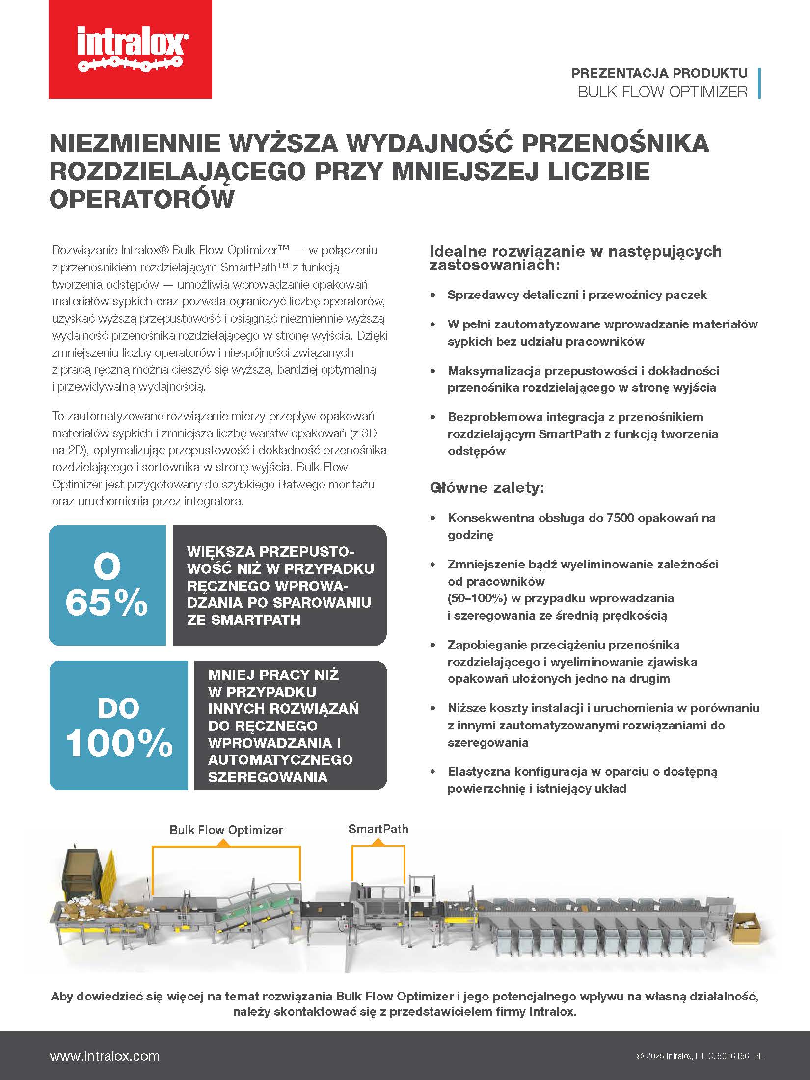 Bulk Flow Optimizer — cechy wyróżniające sprzętu — miniatura PDF