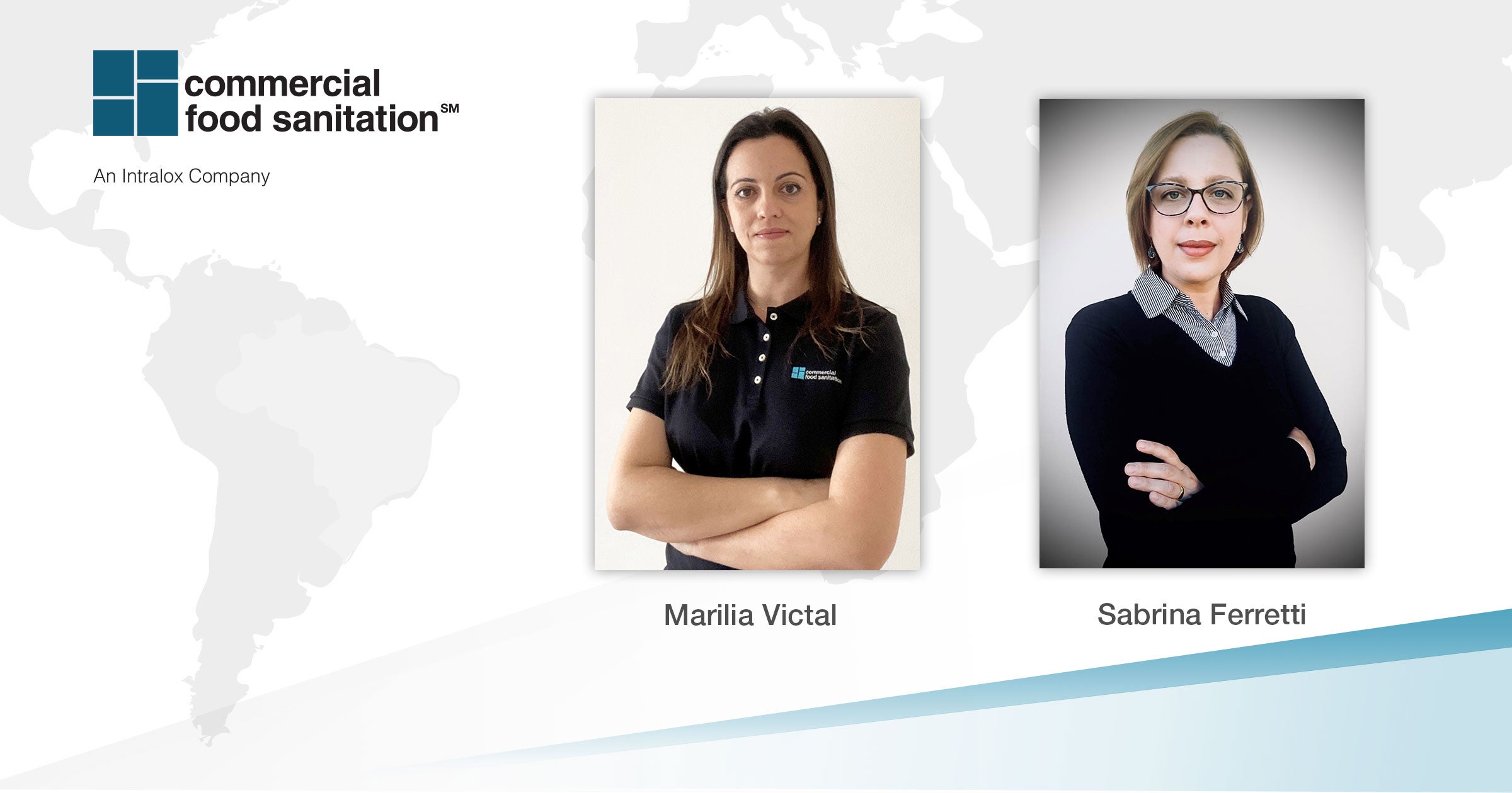 Marilia Vital and Sabrina Ferretti of Commercial Food Sanitation