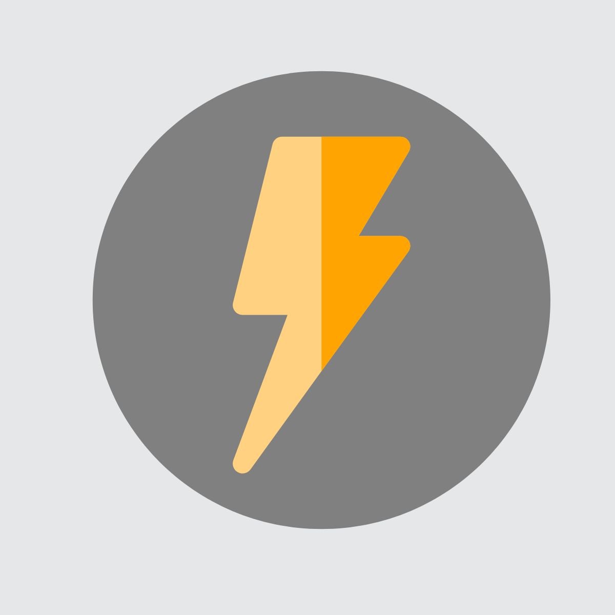 代表能源的闪电图标