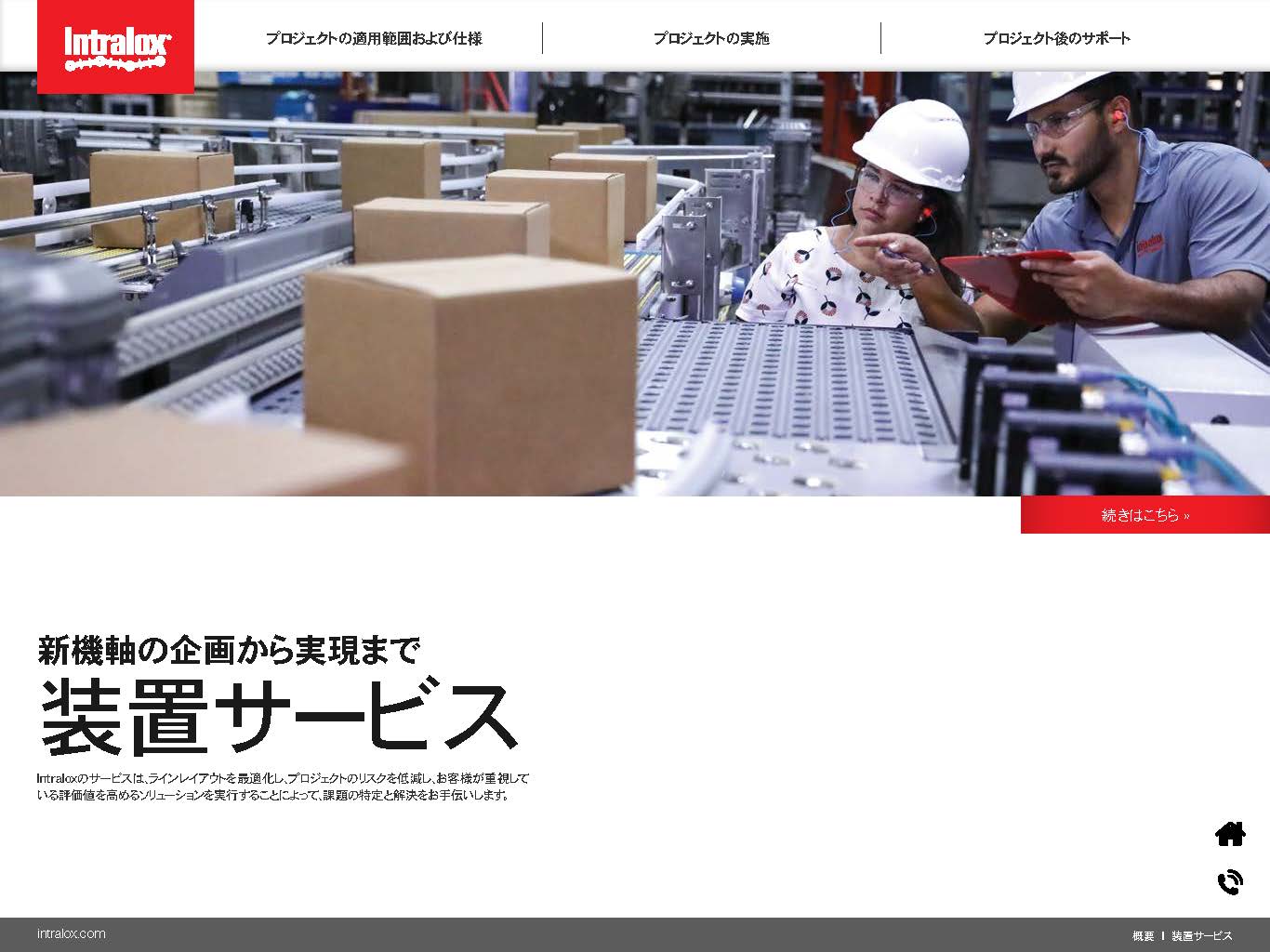 新機軸の企画から実現まで装置サービス