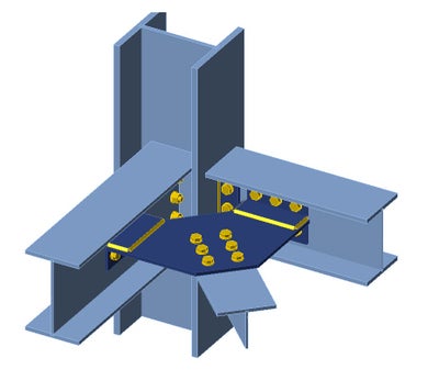 3D terhelésű csomópontok