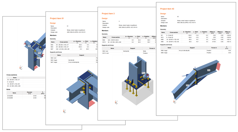 Gemeinsamer *Nachweisbericht* für Verbindungsgruppen