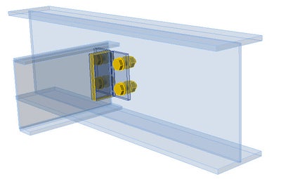 Beam-to-beam clip angle