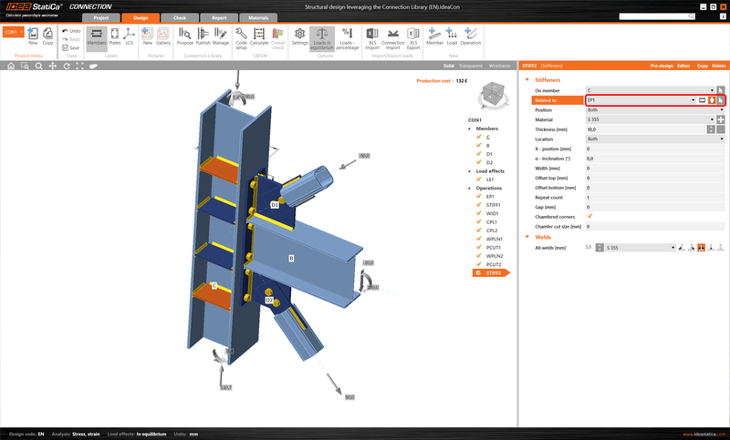 Structural design leveraging the Connection Library (EN) | IDEA StatiCa