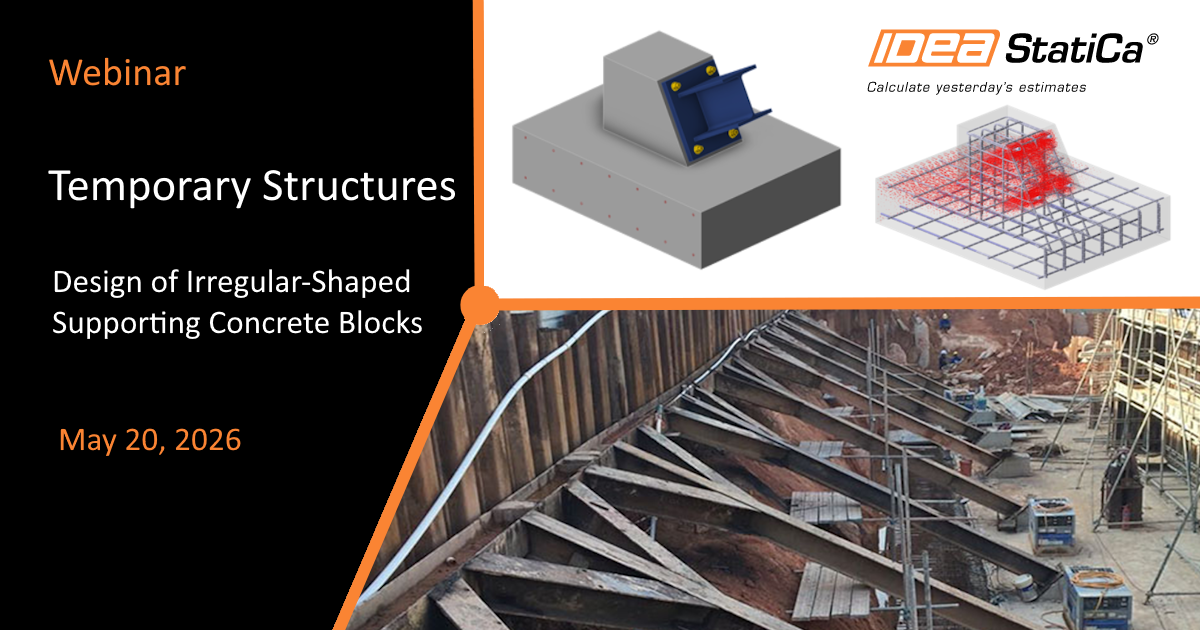 Temporary Structures – Design of Irregular-Shaped Supporting Concrete Blocks