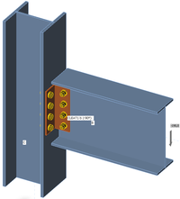 Double angle cleat connection | IDEA StatiCa