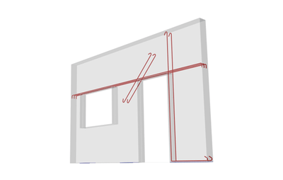 Pereți din beton armat monolit