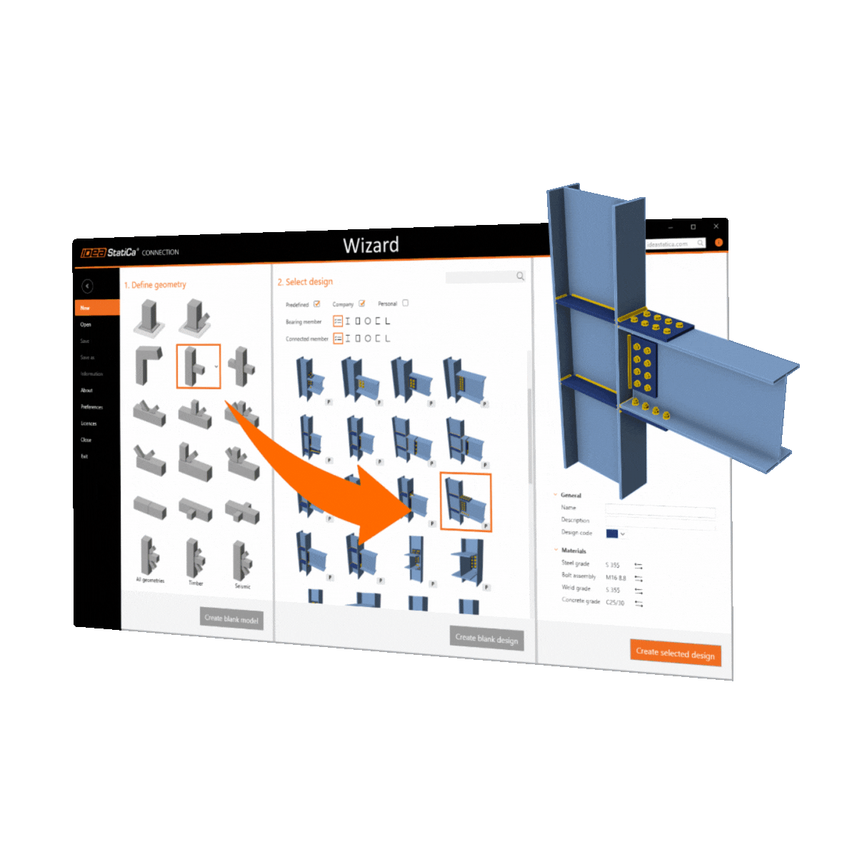 IDEA StatiCa connection design report