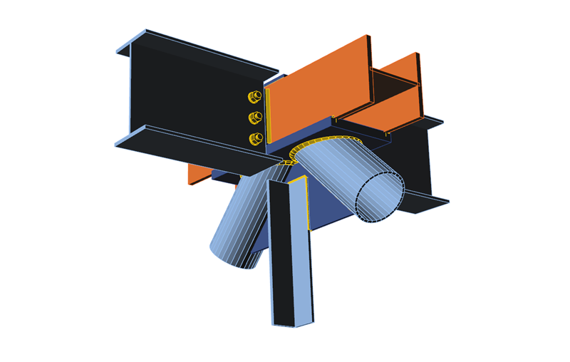 Staal-op-staal verbinding in IDEA CONNECTION