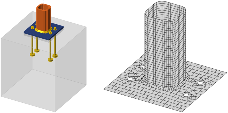 Hollow section column | IDEA StatiCa