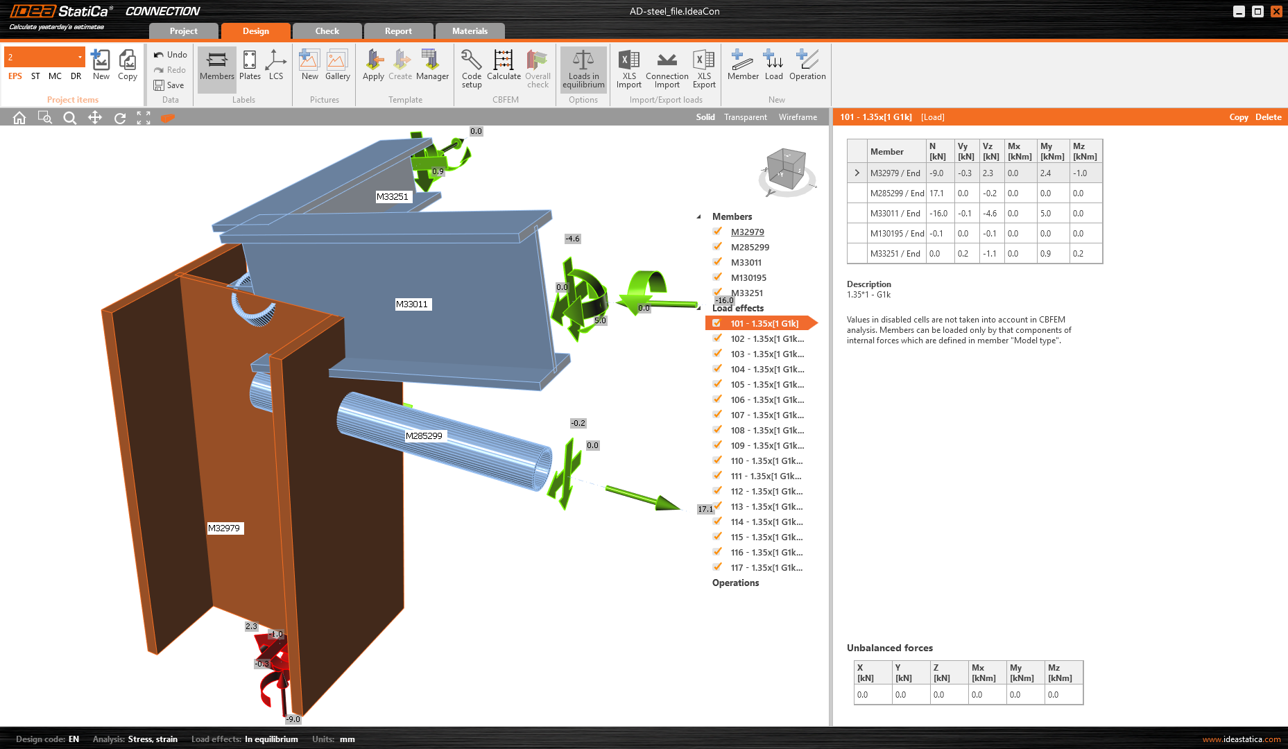 Advance Design BIM link for the structural design of a steel connection ...