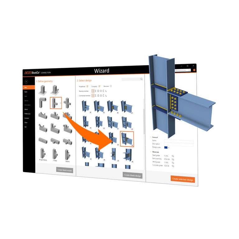 Schnelle Modellierung von Verbindungen mit *sicheren* Vorlagen