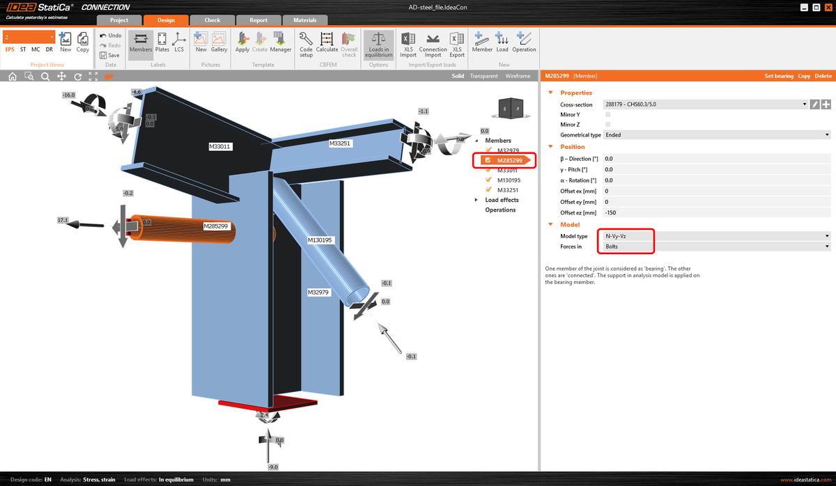 Advance Design BIM link for the structural design of a steel connection ...