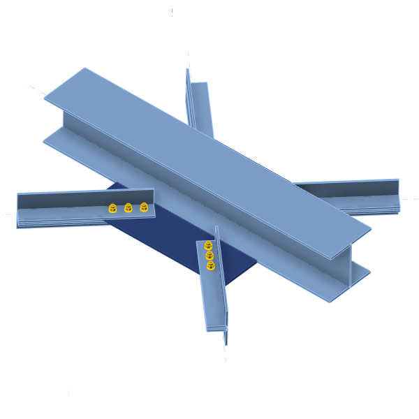 Double angle cross bracing | IDEA StatiCa