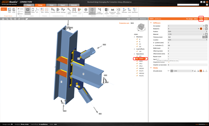 Structural design leveraging the Connection Library (EN) | IDEA StatiCa