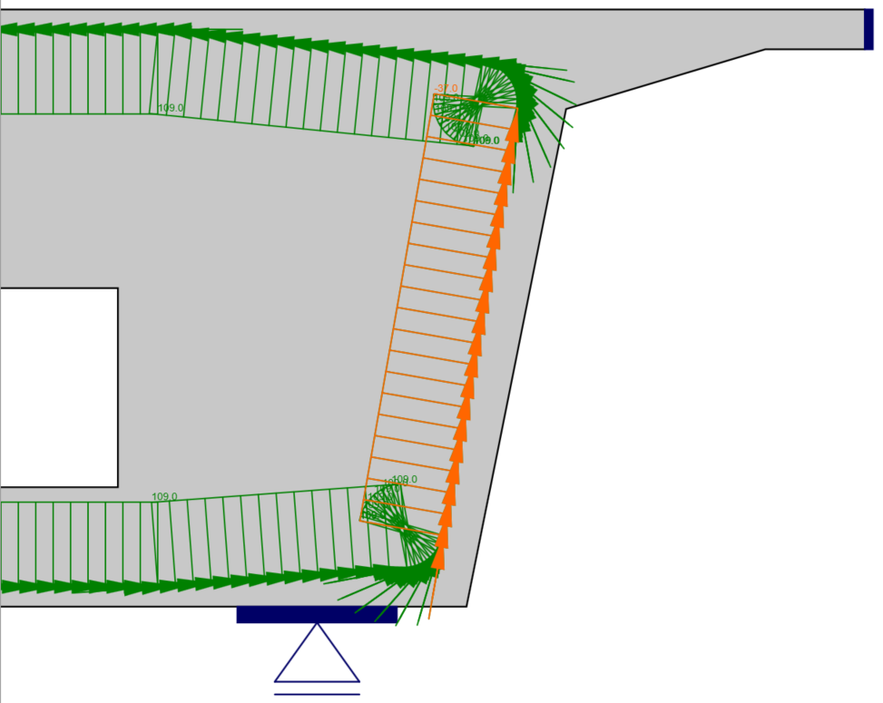 Bridge diaphragm IDEA StatiCa