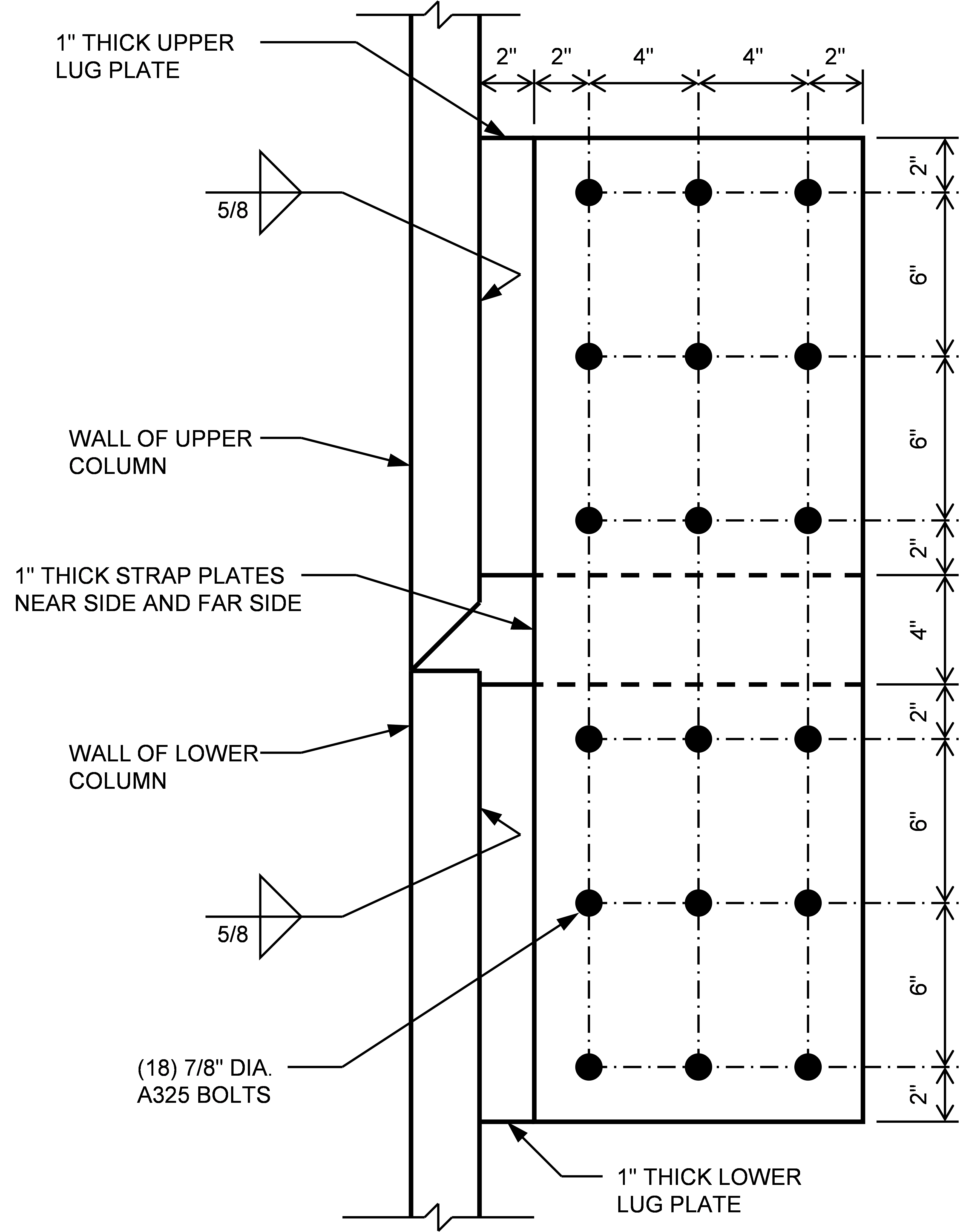 Temporary Splice Connection (AISC) | IDEA StatiCa