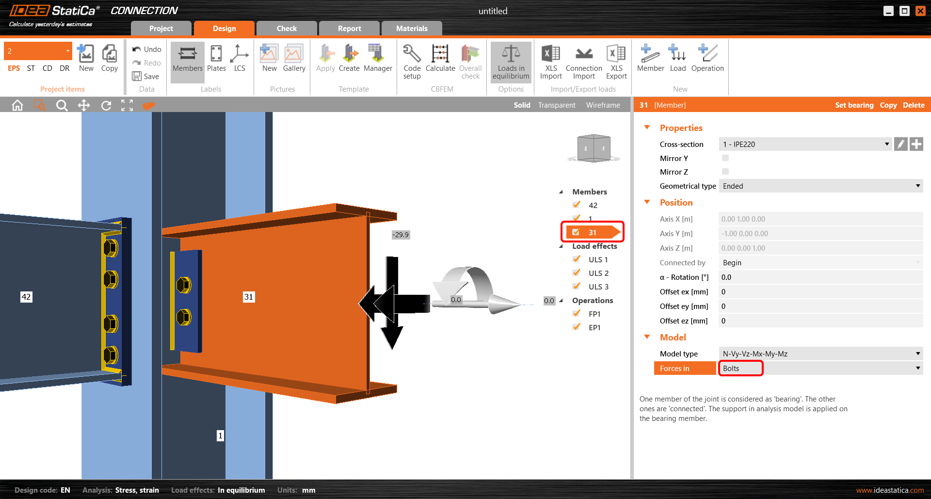 SAP2000 BIM Link For Member Design | IDEA StatiCa