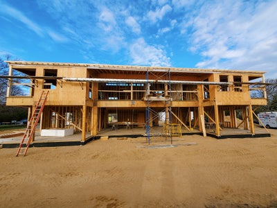 Bau eines Einfamilienhauses