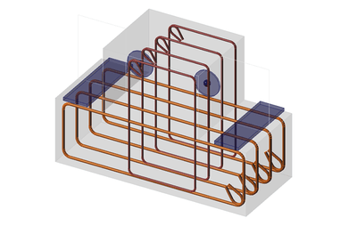 Doppelt hervorstehender Träger