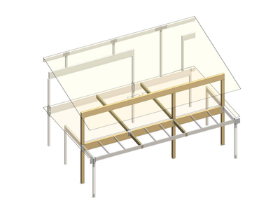 Bau eines Einfamilienhauses