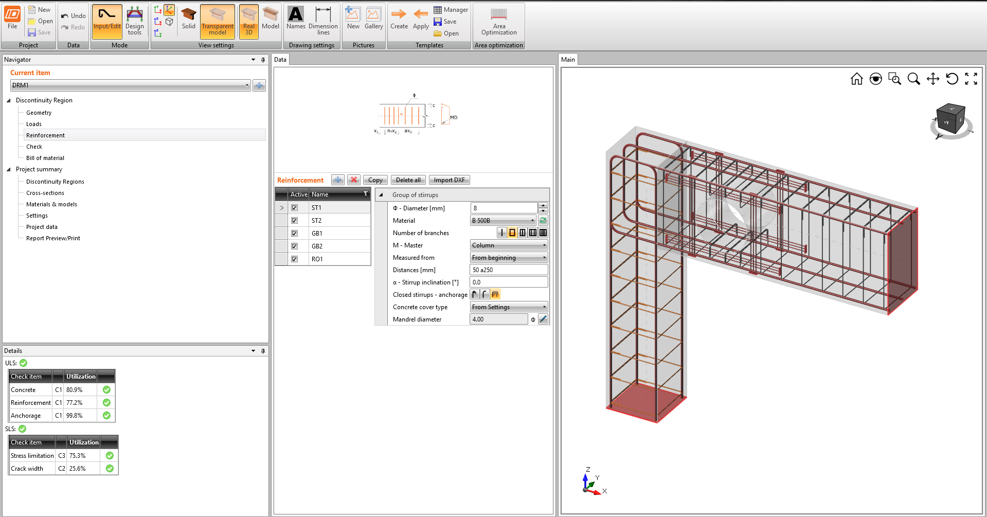 Frame joint modeling IDEA StatiCa