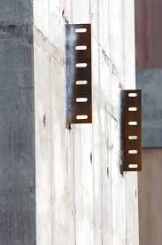 Shear tab welded to a embedded plate