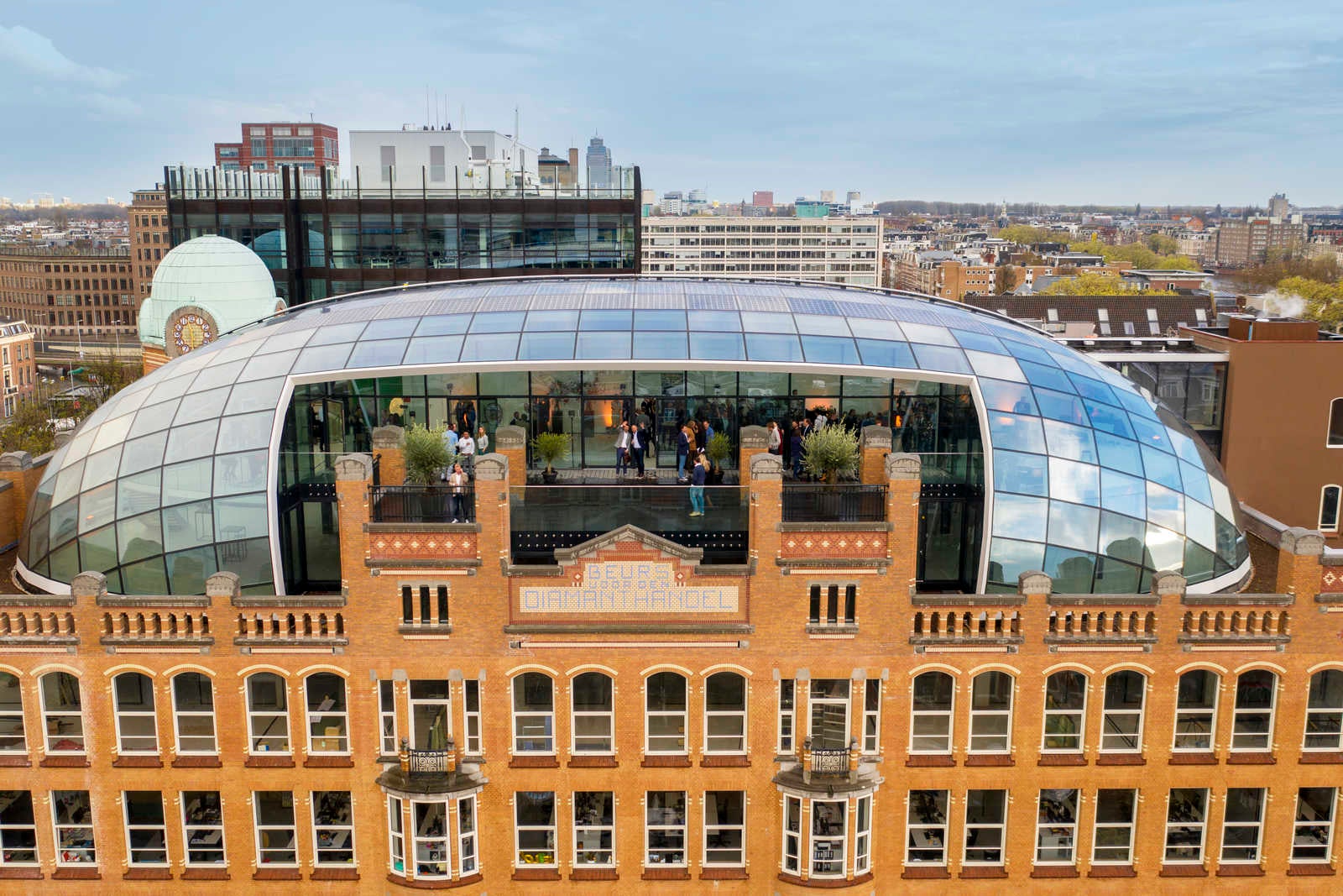 Glass Roof Topping Amsterdam Netherlands Idea Statica