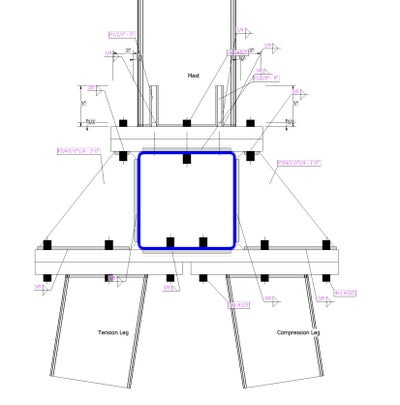 Detailed section view 