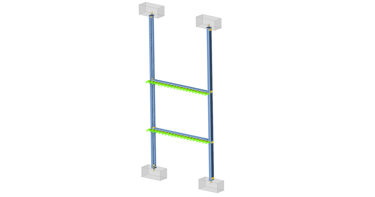 Launching rail of a bridge | IDEA StatiCa