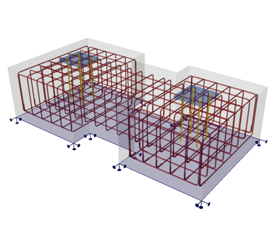 Unregelmäßige Form des Fundaments