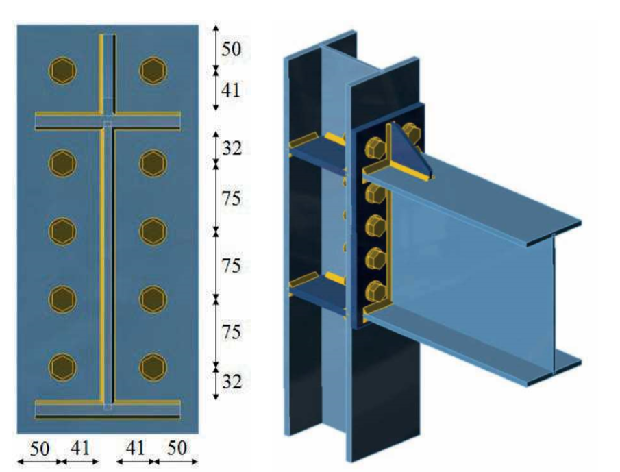 Bending Stiffness Of Bolted Joint Of Open Sections | IDEA StatiCa