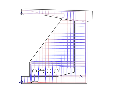 Tensiuni/deformări în armături și tendoane