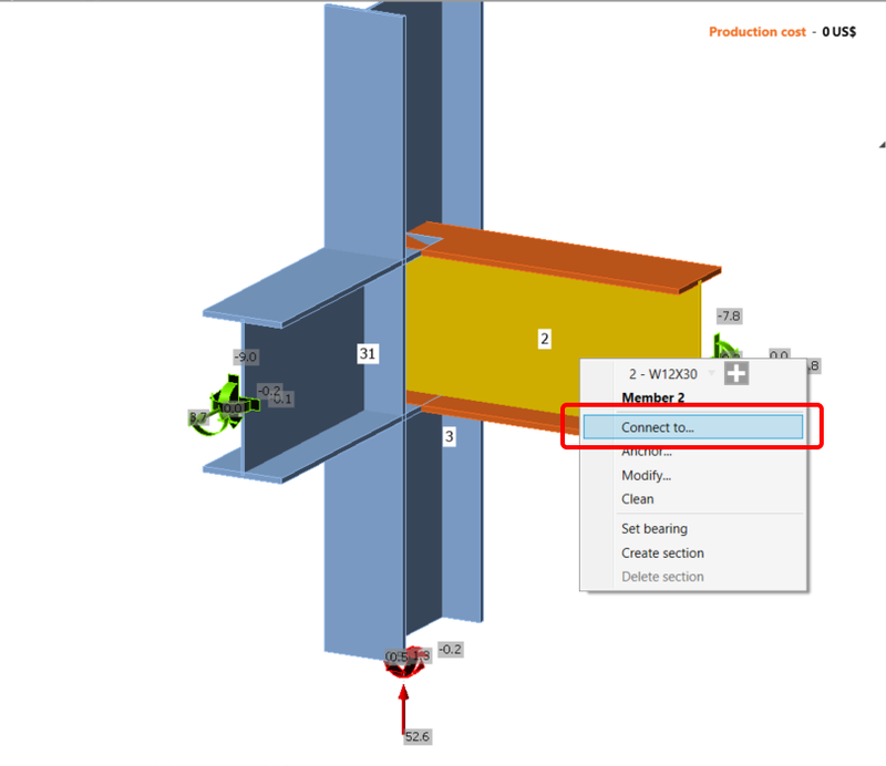 ETABS BIM link for steel member buckling analysis (AISC) IDEA StatiCa