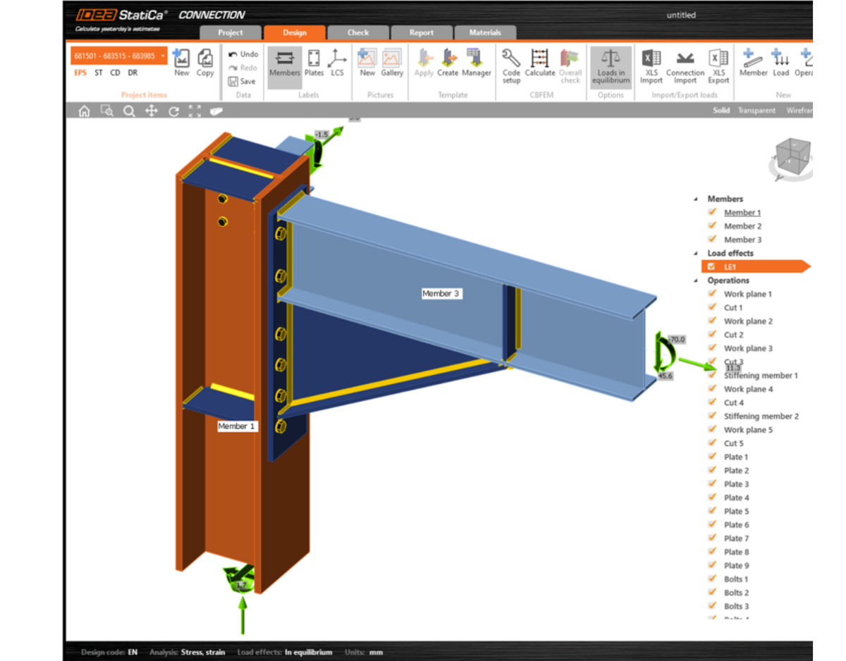 Steel Connection Detailing | IDEA StatiCa