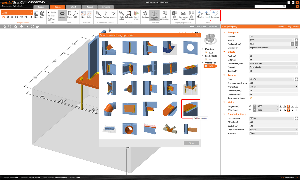 Reduce weld costs by enhanced fabrication IDEA StatiCa