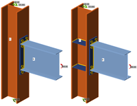 Extended End-Plate Moment Connections | IDEA StatiCa