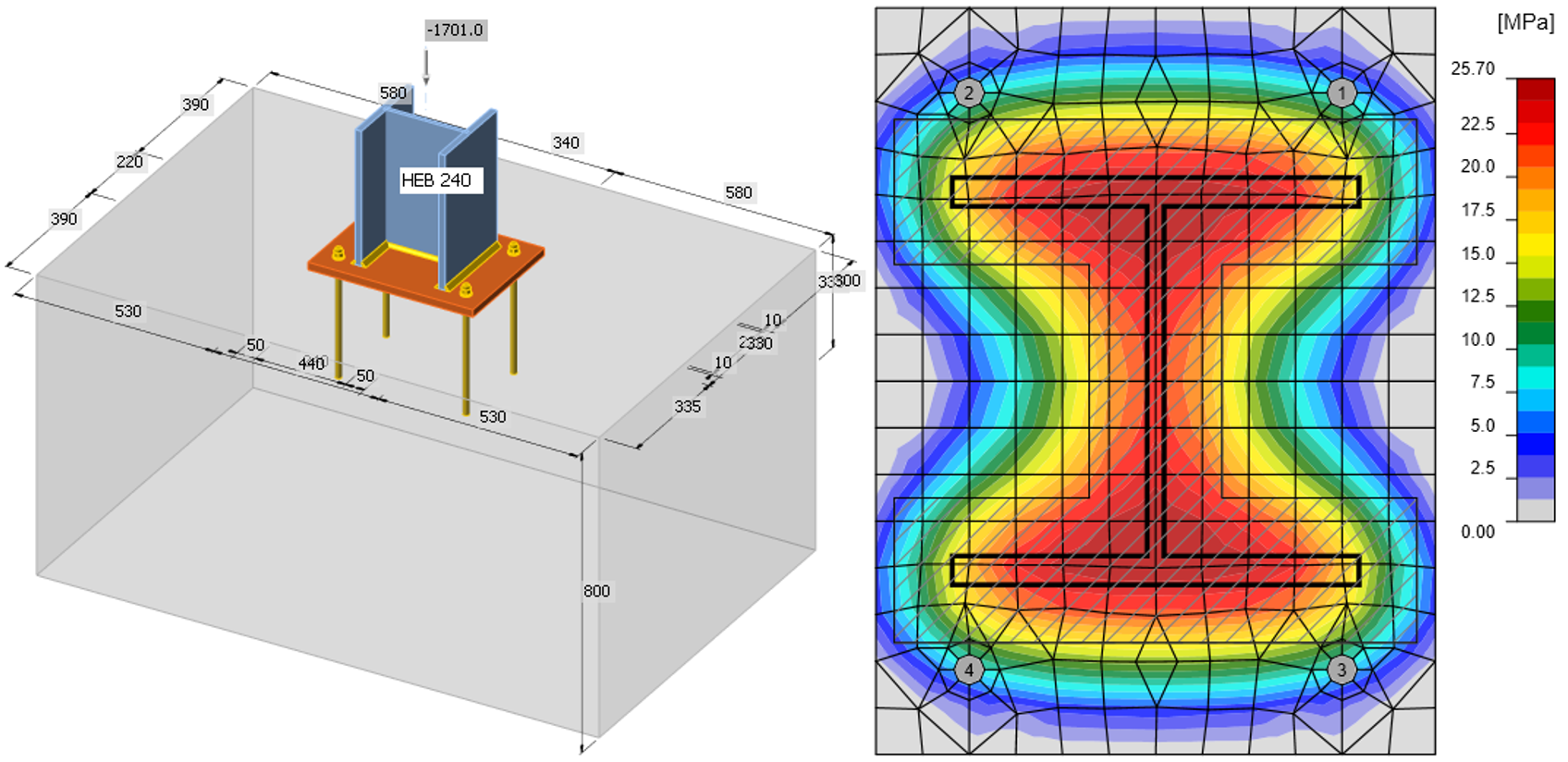 Heb 240. Программа torsion. Lattice girder. Open section. Уинифред алдрич конструирование и моделирование.
