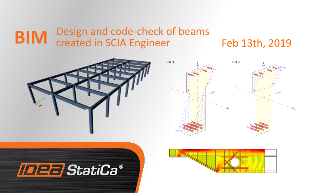 BIM – Design and code-check of beams created in SCIA Engineer