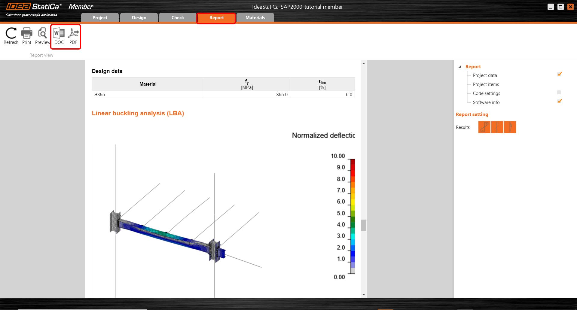 SAP2000 BIM Link Tutorial For Member Design | IDEA StatiCa